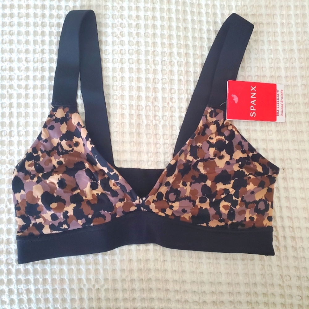 NWT Spanx Bra-llelujah Unlined Bralette Size Small